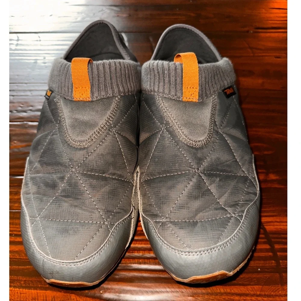 Teva Ember Moc Grey Quilted Slip On Shoe Mens 12 1018226